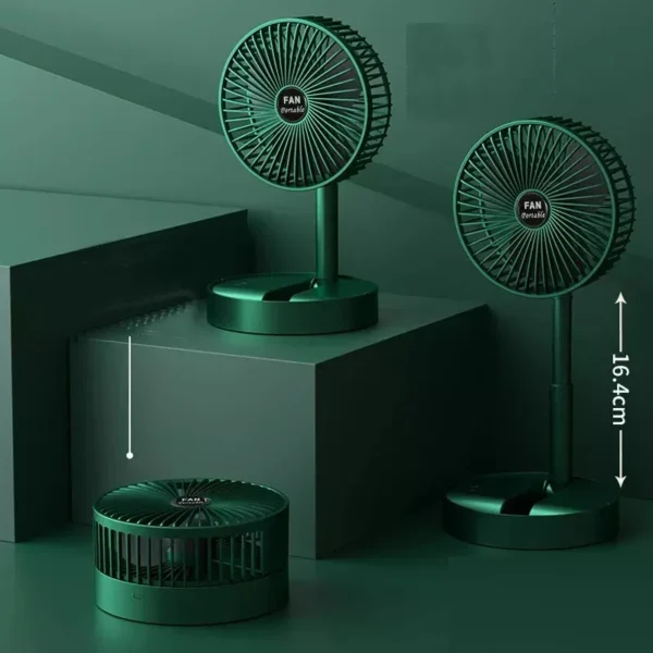 3 Speeds Adjustable Portable Folding Fan